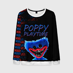 Свитшот мужской Хагги ВАГГИ Poppy Playtime, цвет: 3D-белый