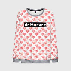 Свитшот мужской DELTARUNE PATTERN LOGO, цвет: 3D-меланж