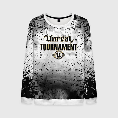Мужской свитшот Unreal Tournament Нереальный Турнир / 3D-Белый – фото 1