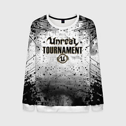 Свитшот мужской Unreal Tournament Нереальный Турнир, цвет: 3D-белый