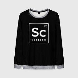 Свитшот мужской SC - SARCASM 75 САРКАЗМ, цвет: 3D-меланж