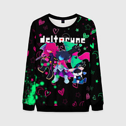 Мужской свитшот ГЕРОИ ИГРЫ DELTARUNE NEON