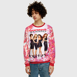 Свитшот мужской Отчаянные домохозяйки, героини, цвет: 3D-красный — фото 2