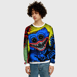 Свитшот мужской POPPY PLAYTIME ХАГИ ВАГИ, Я ПОЙМАЮ ТЕБЯ!, цвет: 3D-белый — фото 2