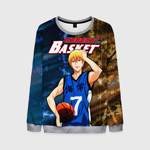 Мужской свитшот Kuroko no Basuke, Рёта Кисе Kise Ryota / 3D-Меланж – фото 1