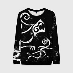Свитшот мужской ТАТУИРОВКА ДРАКЕНА WHITE AND BLACK, цвет: 3D-черный