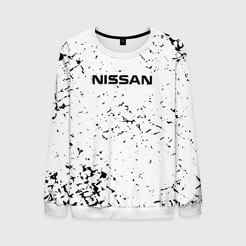 Мужской свитшот Nissan ниссан / 3D-Белый – фото 1