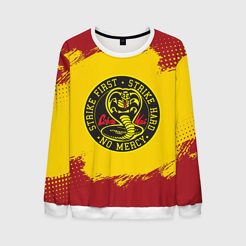 Мужской свитшот Cobra Kai Big Logo / 3D-Белый – фото 1