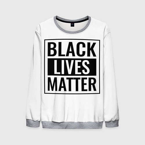 Мужской свитшот Black Lives Matters / 3D-Меланж – фото 1