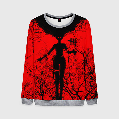 Мужской свитшот Dead by Daylight дух / 3D-Меланж – фото 1