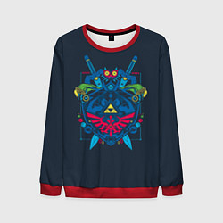 Свитшот мужской Оружие Линка, цвет: 3D-красный