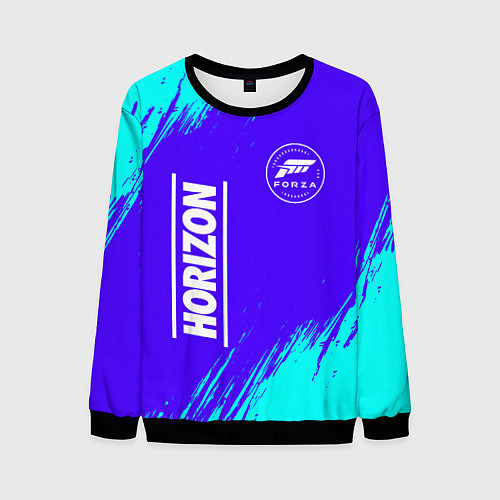 Мужской свитшот FORZA HORIZON Краски / 3D-Черный – фото 1