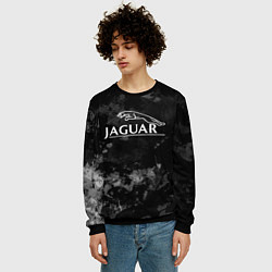Свитшот мужской Ягуар , Jaguar, цвет: 3D-черный — фото 2