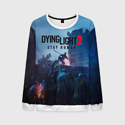 Свитшот мужской Dying Light: Stay Human, цвет: 3D-белый