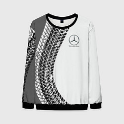 Свитшот мужской Mercedes-Benz дрифт, цвет: 3D-черный