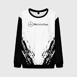Свитшот мужской Mercedes-Benz - Разрывы, цвет: 3D-черный