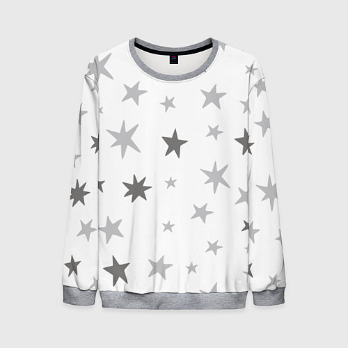 Мужской свитшот Звездочкиstars / 3D-Меланж – фото 1