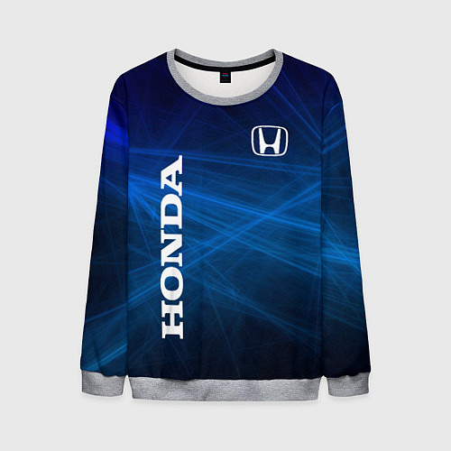 Мужской свитшот Honda - Blue / 3D-Меланж – фото 1