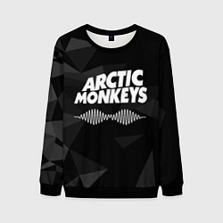 Мужской свитшот Arctic Monkeys Серая Геометрия