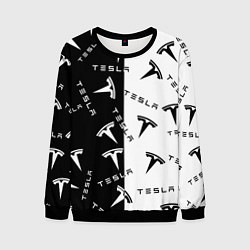 Мужской свитшот Tesla Black & White