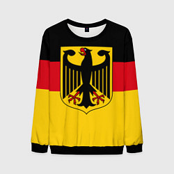 Свитшот мужской Германия - Germany, цвет: 3D-черный
