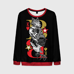 Свитшот мужской Легоши и Луис Beastars Выдающиеся звери, цвет: 3D-красный