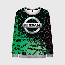 Свитшот мужской NISSAN Супер класса, цвет: 3D-меланж