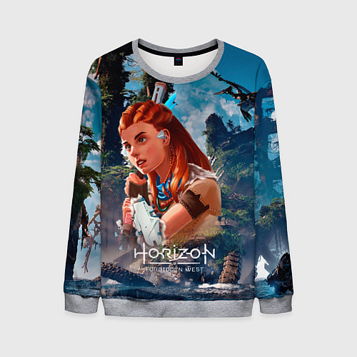 Мужской свитшот Aloy Horizon / 3D-Меланж – фото 1