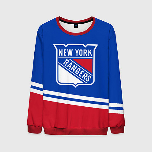 Мужской свитшот New York Rangers Нью Йорк Рейнджерс / 3D-Красный – фото 1