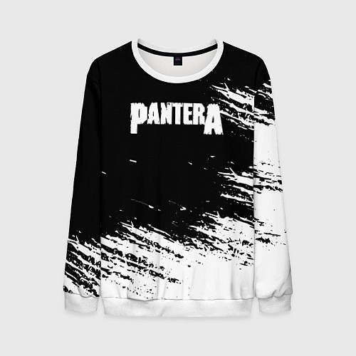 Мужской свитшот Pantera Logo / 3D-Белый – фото 1