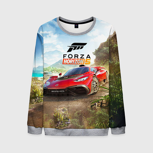 Мужской свитшот Forza Horizon 5 AMG / 3D-Меланж – фото 1