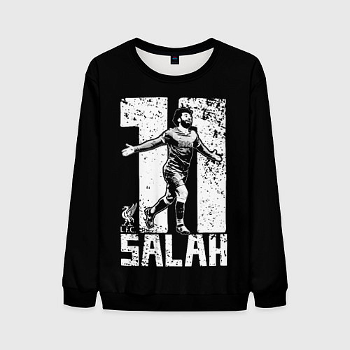 Мужской свитшот Мохамед Салах Mohamed Salah / 3D-Черный – фото 1