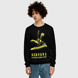 Свитшот мужской Nirvana Нирвана, цвет: 3D-черный — фото 2
