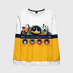 Мужской свитшот Yellow Submarine Мультфильм 3D