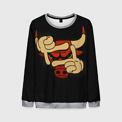 Свитшот мужской Сhicago bulls, цвет: 3D-меланж
