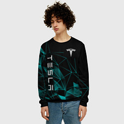 Свитшот мужской Tesla Тесла Геометрия, цвет: 3D-черный — фото 2