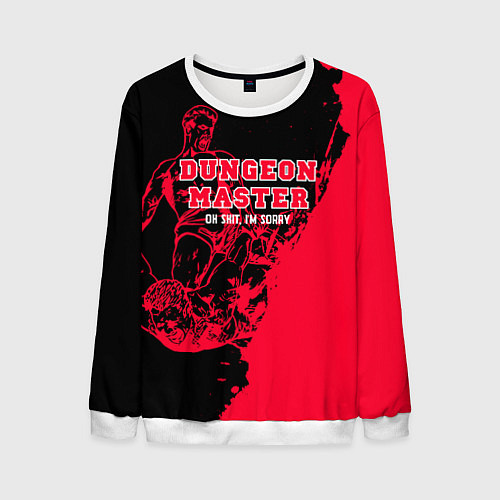 Мужской свитшот Мастер подземелья арт / 3D-Белый – фото 1