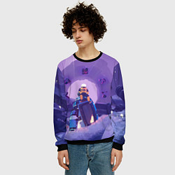 Свитшот мужской Командо на корабле, цвет: 3D-черный — фото 2