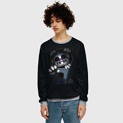 Свитшот мужской FNAF Security Breach Музыкальный диджей DJ Music M, цвет: 3D-меланж — фото 2