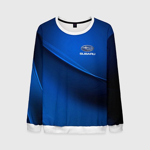 Мужской свитшот Subaru sport / 3D-Белый – фото 1