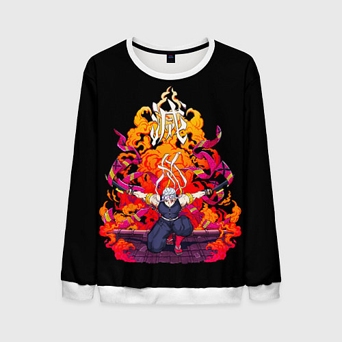 Мужской свитшот Тенген Узуй Великолепный ниндзя Клинок Рассекающий / 3D-Белый – фото 1