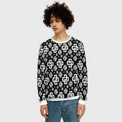 Свитшот мужской Black Pattern Dope Camo Dope Street Market, цвет: 3D-белый — фото 2