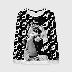 Свитшот мужской ДЖОТАРО Куджо JOJO жожо, цвет: 3D-белый