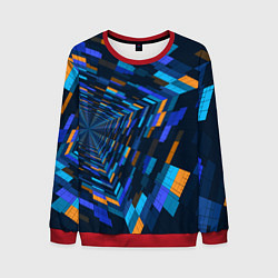Свитшот мужской Geometric pattern Fashion Vanguard, цвет: 3D-красный
