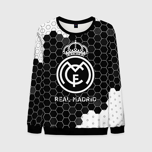 Мужской свитшот REAL MADRID Real Madrid Графика / 3D-Черный – фото 1