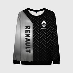 Свитшот мужской Renault Рено Сталь, цвет: 3D-черный