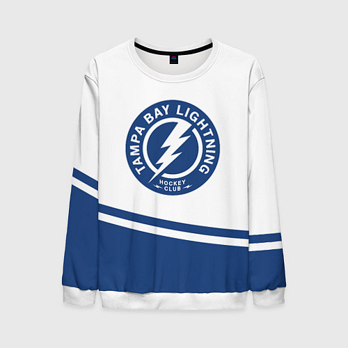 Мужской свитшот Tampa Bay Lightning NHL / 3D-Белый – фото 1