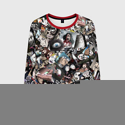 Свитшот мужской Ito Junji Collection, цвет: 3D-красный