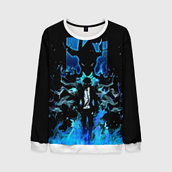 Свитшот мужской Поднятие уровня в одиночку Со Джинву, цвет: 3D-белый