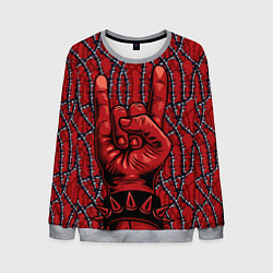 Мужской свитшот Рок-н-ролл рулит